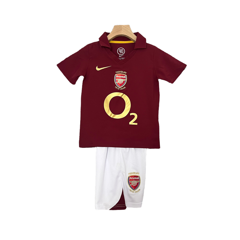 CAMISETA ARSENAL I 05/06 CONJUNTO INFANTIL (RETRO) - TIENDA DEL JUGADOR