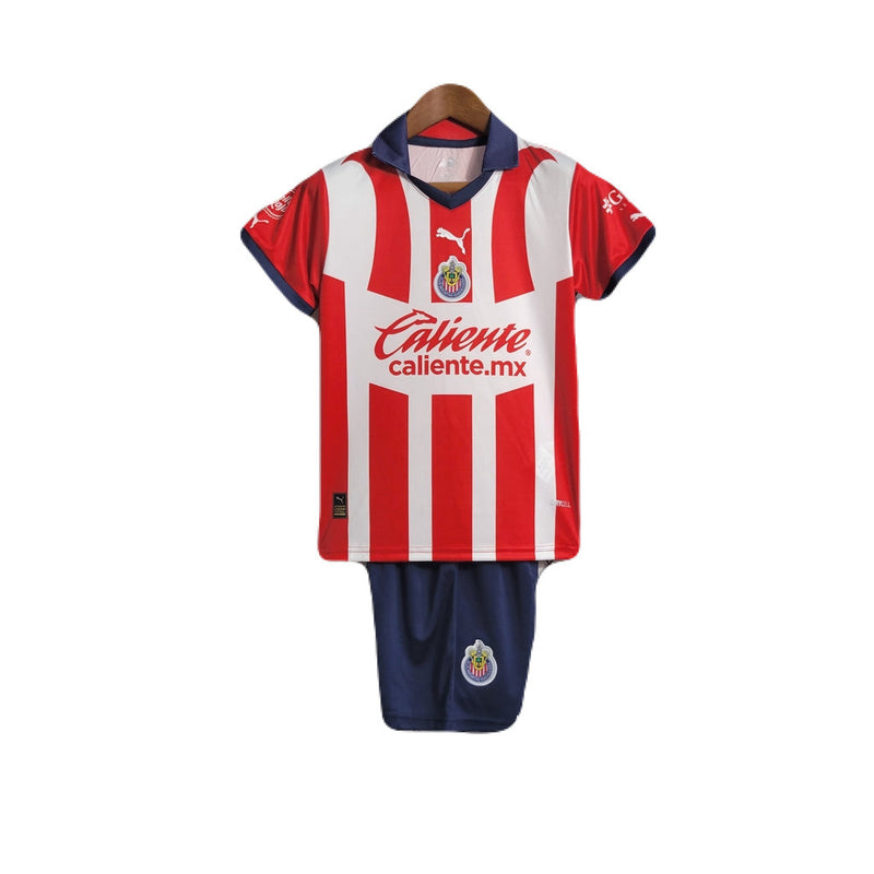 CAMISETA CHIVAS GUADALAJARA I 23/24 CONJUNTO INFANTIL - TIENDA DEL JUGADOR