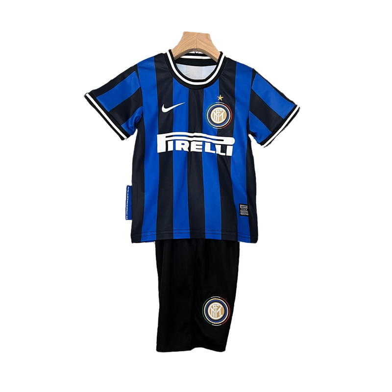 CAMISETA INTER DE MILAN I 09/10 CONJUNTO INFANTIL (RETRO) - TIENDA DEL JUGADOR