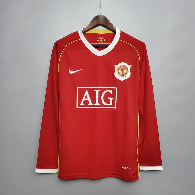 MANCHESTER UNITED I 06/07 HOMBRE (RETRO) MANGA LARGA - TIENDA DEL JUGADOR