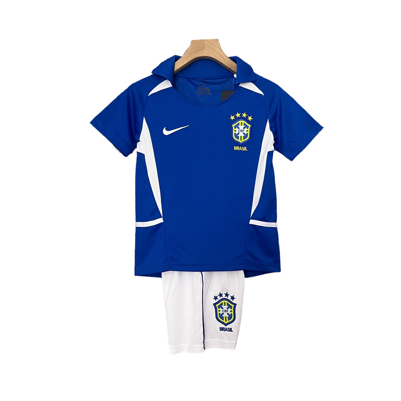 CAMISETA BRASIL II 2002 CONJUNTO INFANTIL (RETRO) - TIENDA DEL JUGADOR