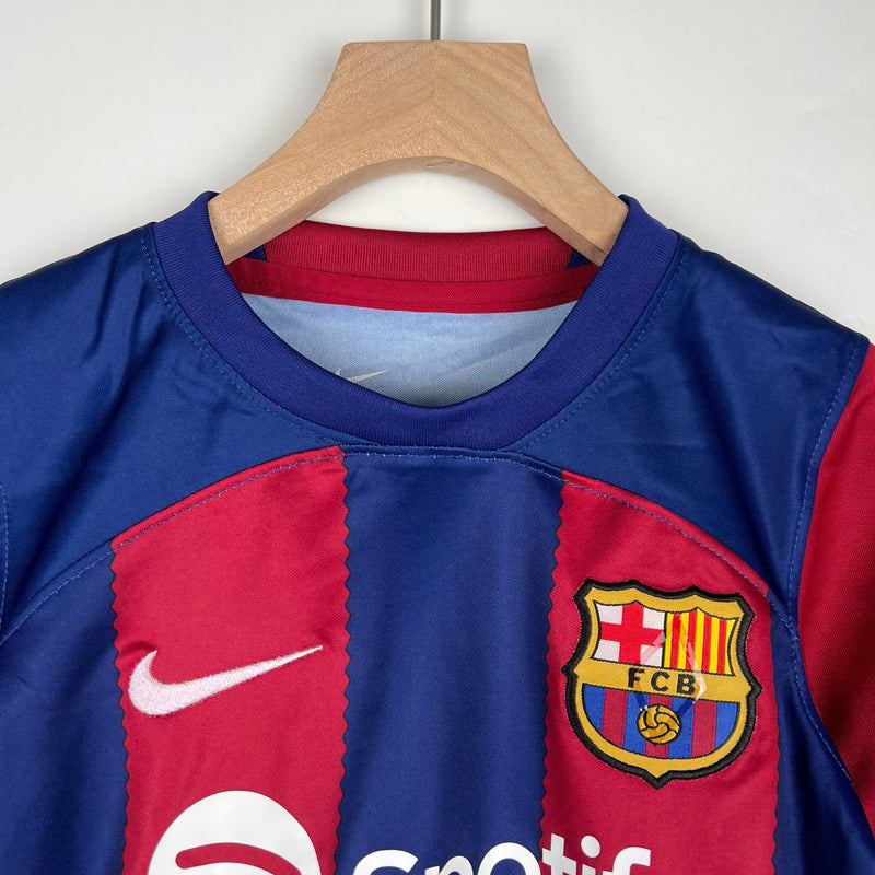 BARCELONA I 23/24 CONJUNTO INFANTIL - TIENDA DEL JUGADOR