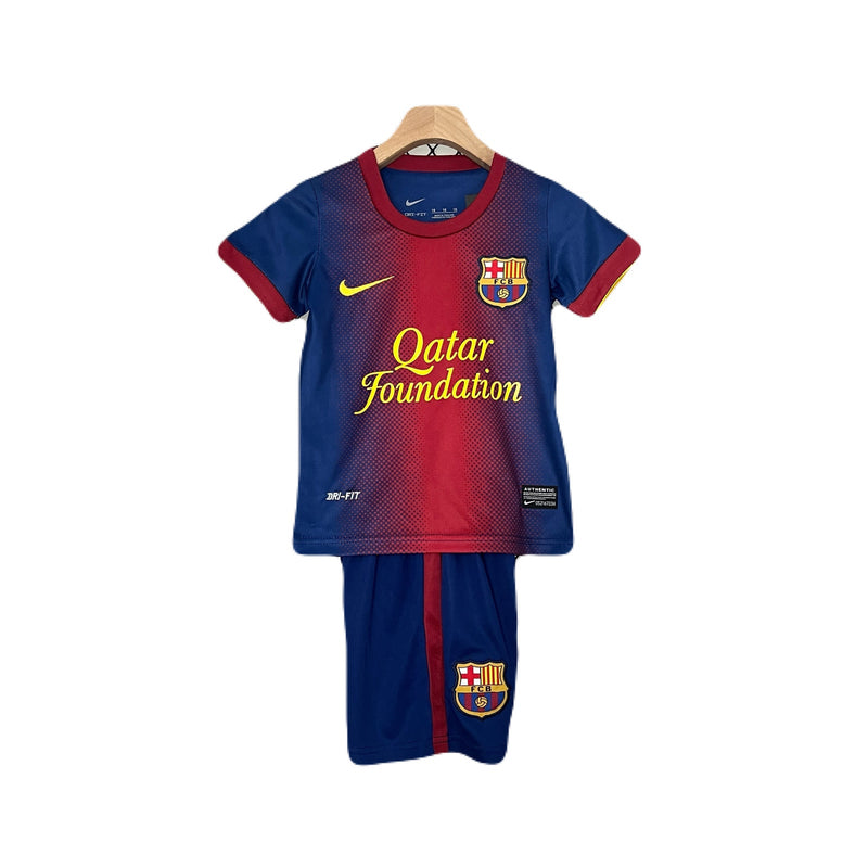 CAMISETA BARCELONA I 12/13 CONJUNTO INFANTIL (RETRO) - TIENDA DEL JUGADOR