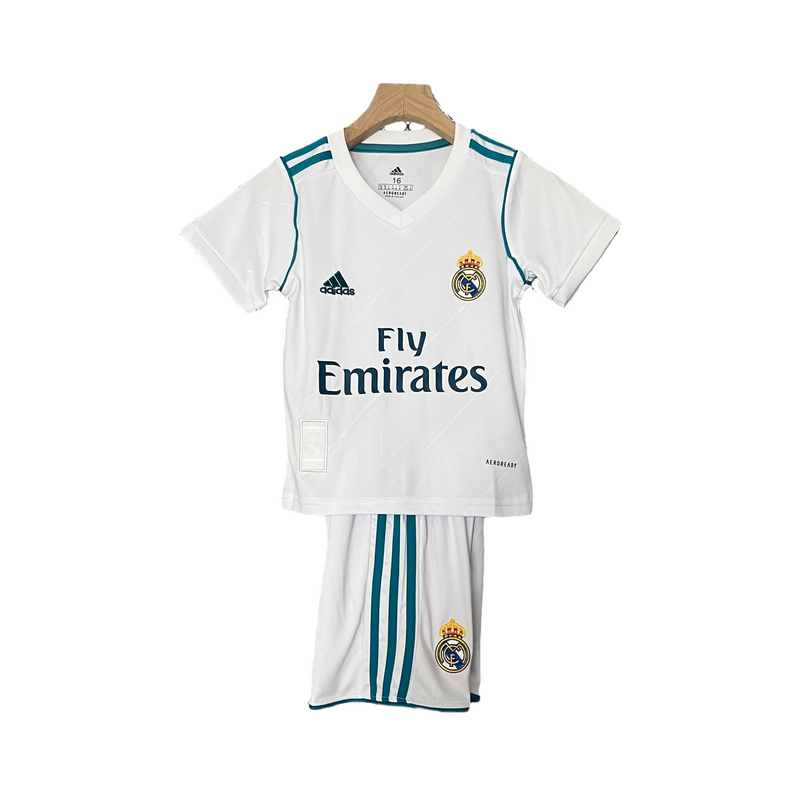 CAMISETA REAL MADRID I 17/18 CONJUNTO INFANTIL (RETRO) - TIENDA DEL JUGADOR