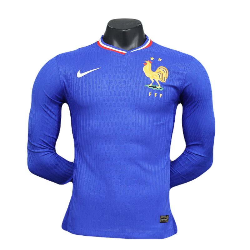 CAMISETA FRANCIA I MANGA LARGA EURO 2024 HOMBRE (VERSIÓN JUGADOR) - TIENDA DEL JUGADOR