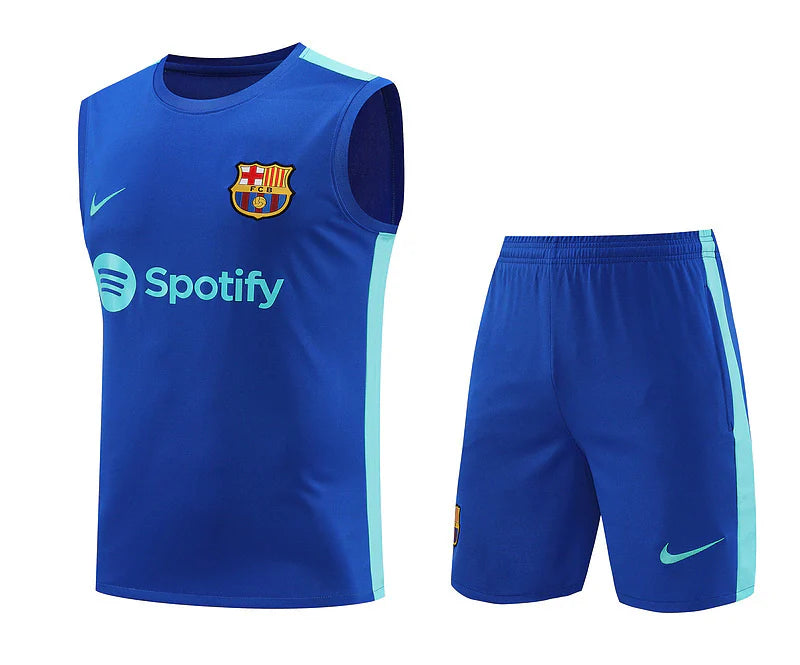 BARCELONA CONJUNTO SIN MANGAS ENTRENAMIENTO 23/24 HOMBRE - TIENDA DEL JUGADOR