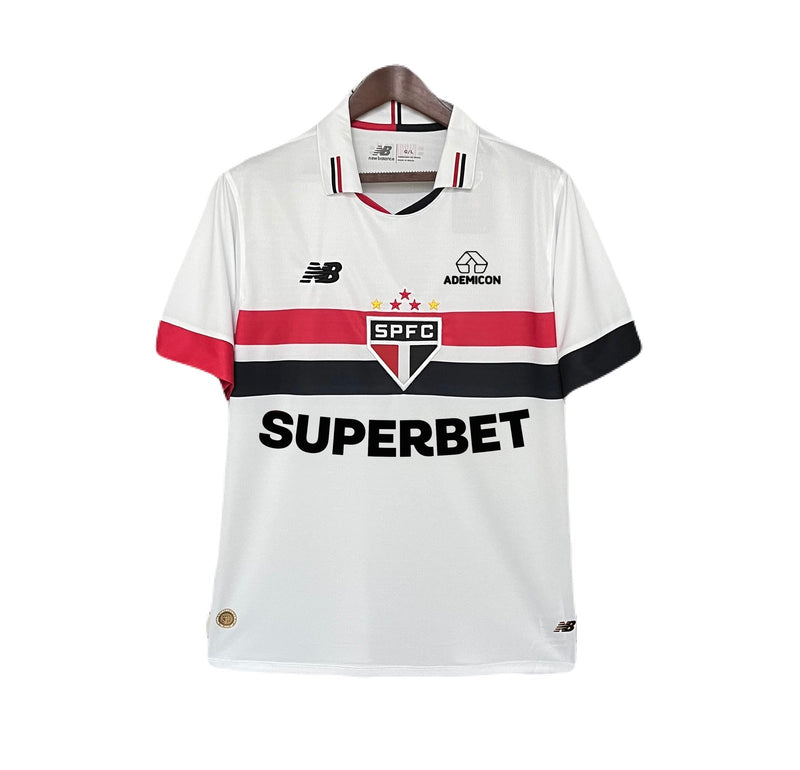 CAMISETA SÃO PAULO I TODOS LOS PATROCINADORES 24/25 HOMBRE - TIENDA DEL JUGADOR