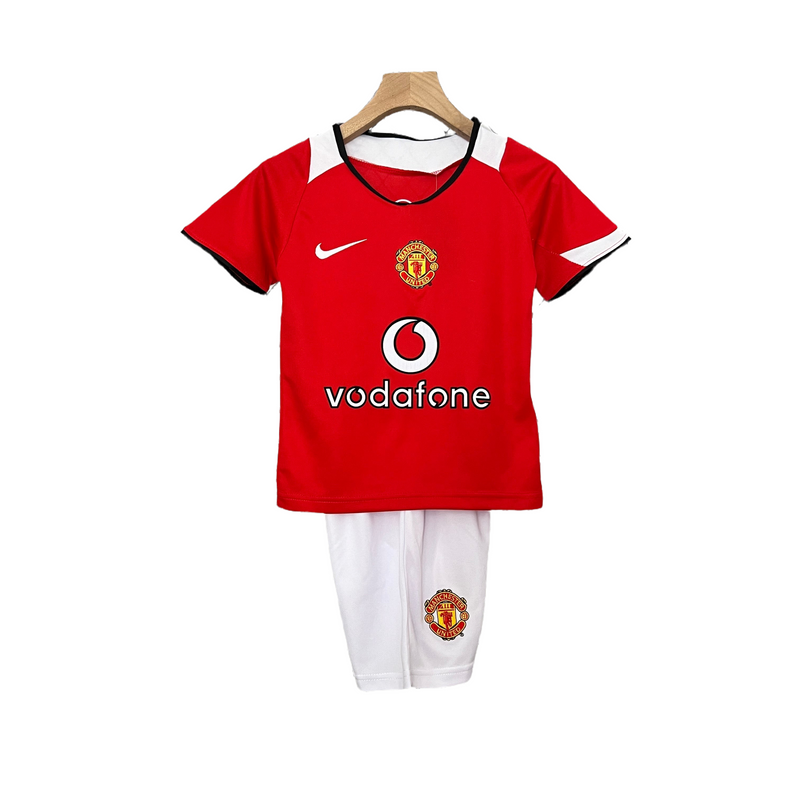 CAMISETA MANCHESTER UNITED I 05/06 CONJUNTO INFANTIL (RETRO) - TIENDA DEL JUGADOR