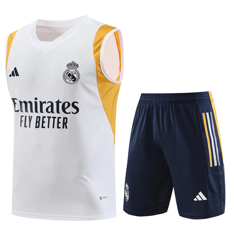 CONJUNTO SIN MANGAS REAL MADRID ENTRENAMIENTO II 23/24 HOMBRE - TIENDA DEL JUGADOR