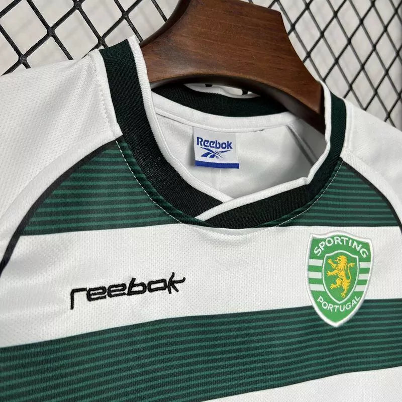 CAMISETA SPORTING 2001/03 CONJUNTO INFANTIL (RETRO)