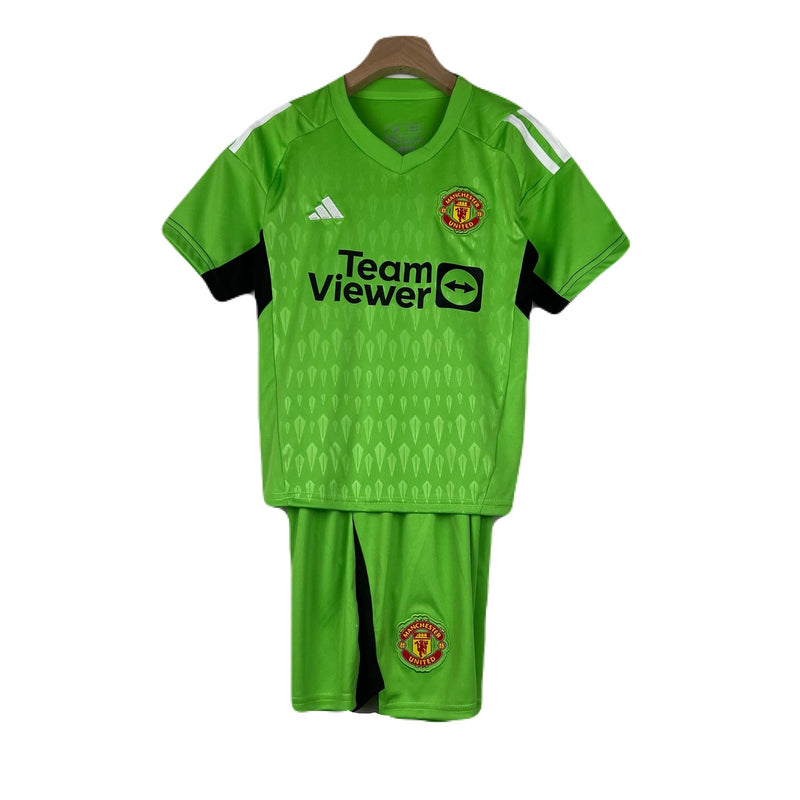 MANCHESTER UNITED GOLEIRO I 23/24 CONJUNTO INFANTIL - TIENDA DEL JUGADOR