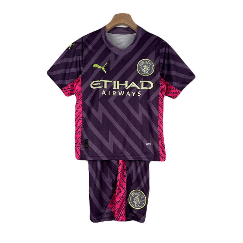 MANCHESTER CITY III PORTERO 23/24 CONJUNTO INFANTIL - TIENDA DEL JUGADOR