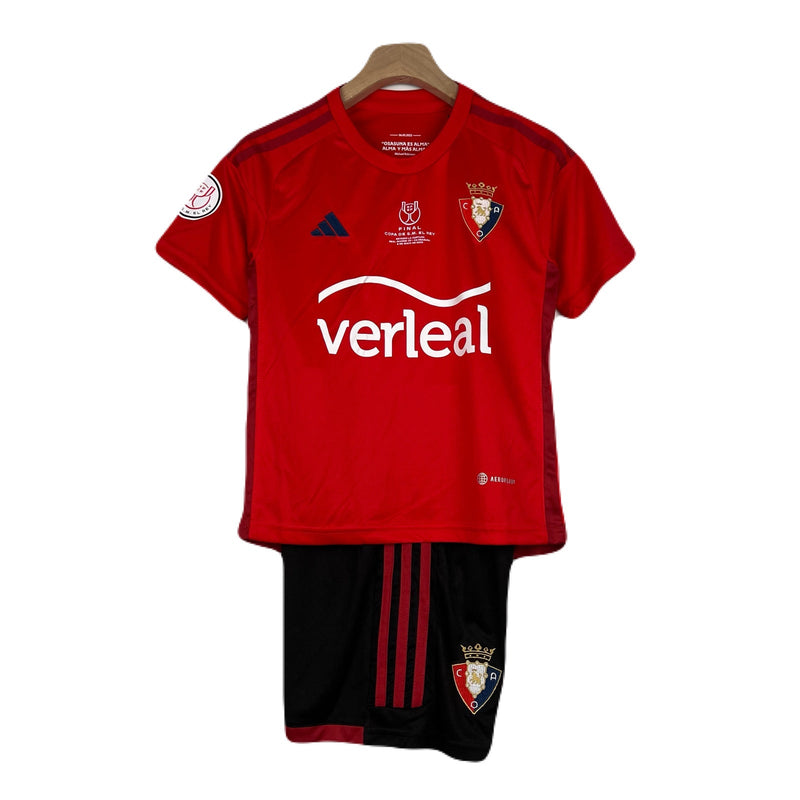 OSASUNA I 23/24 CONJUNTO INFANTIL - TIENDA DEL JUGADOR