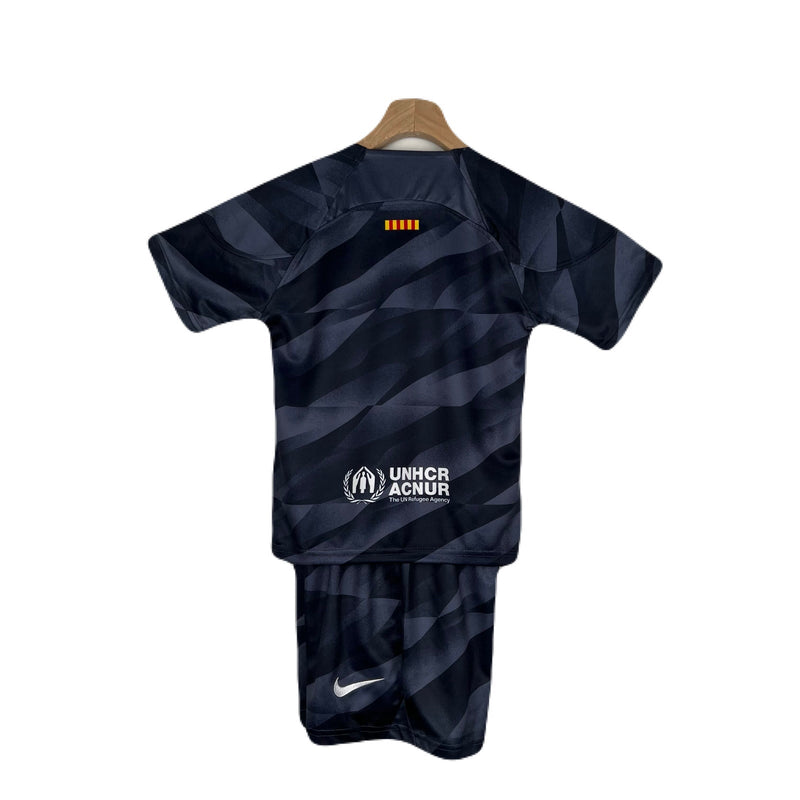 BARCELONA PORTERO II 23/24 CONJUNTO INFANTIL - TIENDA DEL JUGADOR