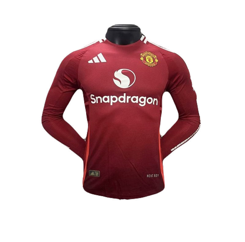 MANCHESTER UNITED HOMBRE 24/25 (MANGA LARGA) VERSIÓN JUGADOR - TIENDA DEL JUGADOR