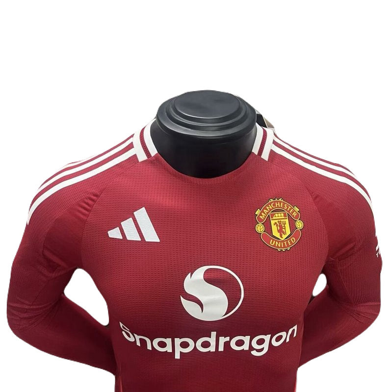 MANCHESTER UNITED HOMBRE 24/25 (MANGA LARGA) VERSIÓN JUGADOR - TIENDA DEL JUGADOR