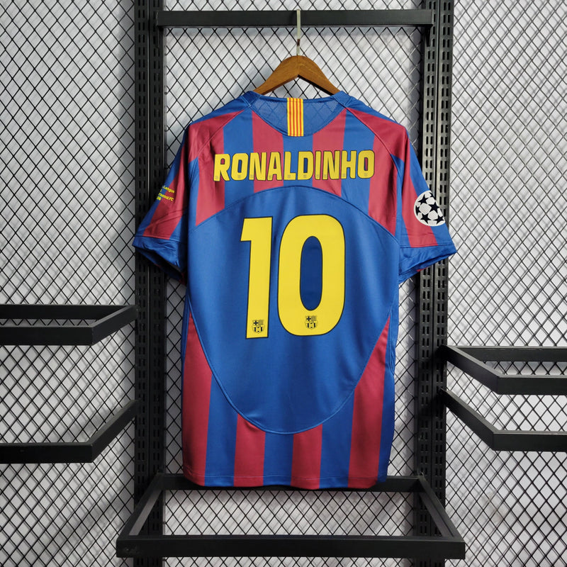 BARCELONA I 05/06 HOMBRE (RETRO)- FINAL CHAMPIONS LEAGUE- RONALDINHO 10