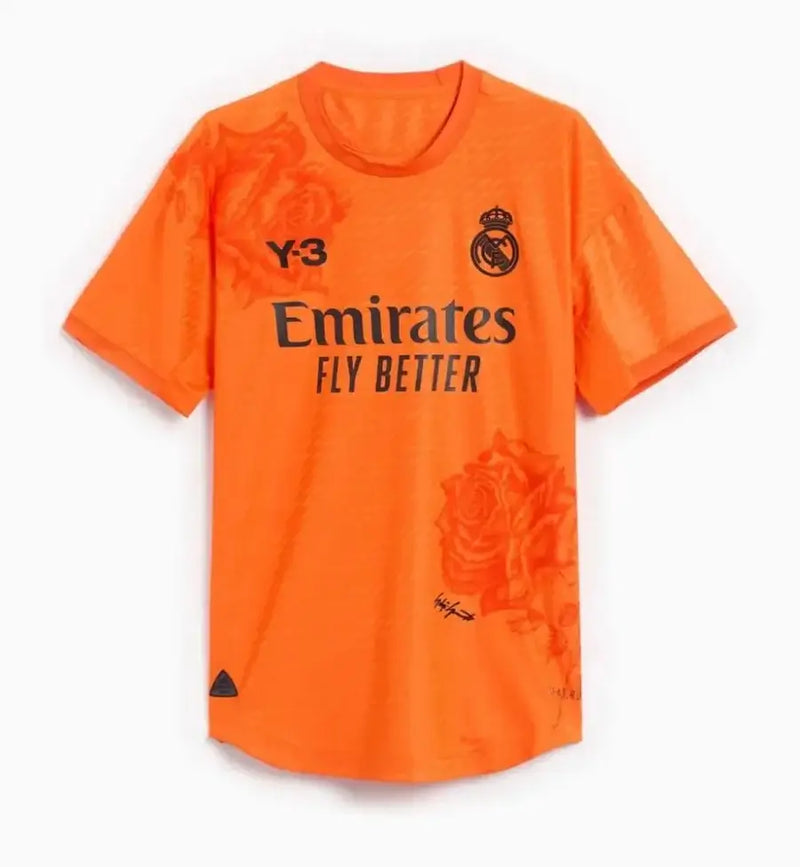 CAMISETA REAL MADRID Y-3 NARANJA 24/25 HOMBRE (VERSIÓN JUGADOR)