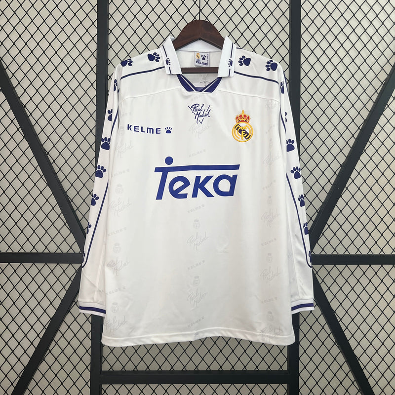 CAMISETA REAL MADRID I 94/96 HOMBRE (RETRO) MANGA LARGA