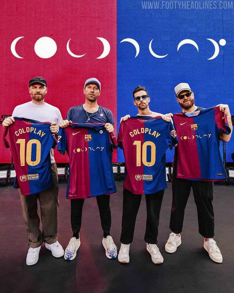 CAMISETA BARCELONA I 24/25 HOMBRE (VERSIÓN JUGADOR) - COLDPLAY