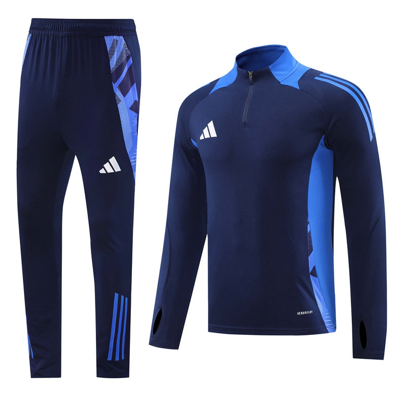 CONJUNTO ADIDAS CHAQUETA SIN CAPUCHA Y PANTALON HOMBRE - TIENDA DEL JUGADOR