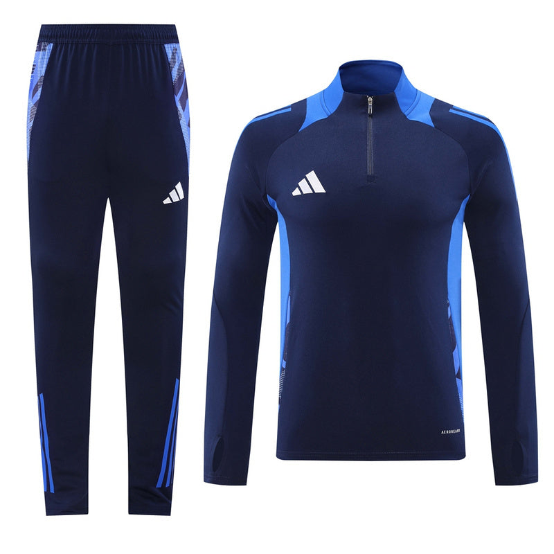 CONJUNTO ADIDAS CHAQUETA SIN CAPUCHA Y PANTALON HOMBRE - TIENDA DEL JUGADOR