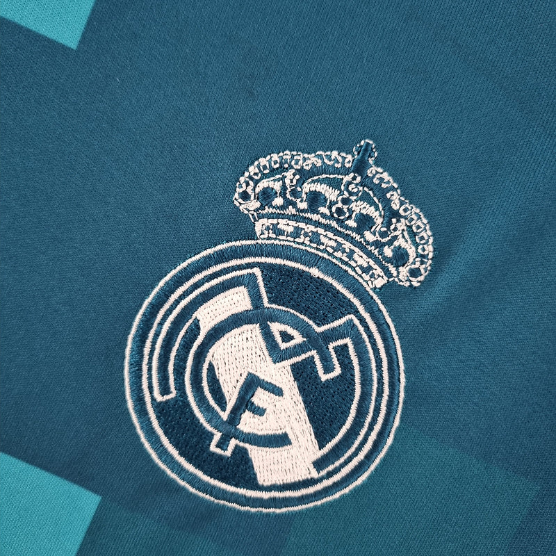 CAMISETA REAL MADRID III 17/18 HOMBRE (RETRO) MANGA LARGA