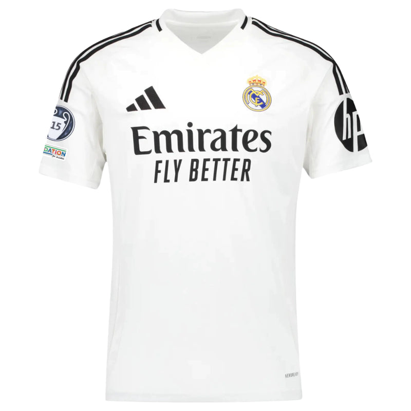 CAMISETA REAL MADRID I 24/25 HOMBRE - MBAPPÉ 9 - CON PARCHE CHAMPIONS LEAGUE