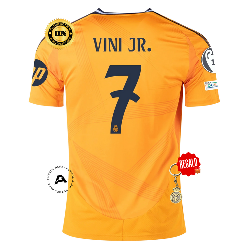 CAMISETA REAL MADRID II 24/25 HOMBRE - VINI JR 7 - CON PARCHE CHAMPIONS LEAGUE