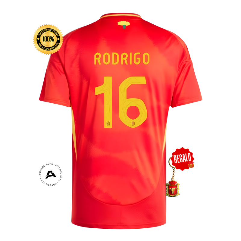 CAMISETA ESPAÑA I  2024 HOMBRE - RODRIGO 16