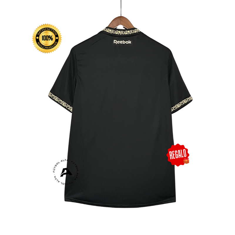 CAMISETA BOTAFOGO III COM 24/25 - COM PATCHS CAMPEÃO LIBERTADORES - HOMBRE