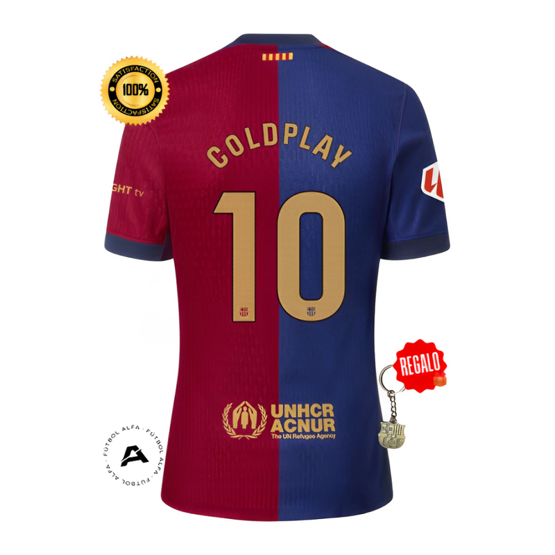 CAMISETA BARCELONA I 24/25 HOMBRE (VERSIÓN JUGADOR) - COLDPLAY