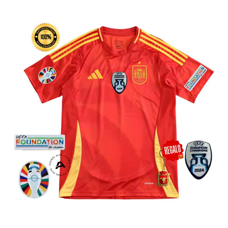 CAMISETA ESPAÑA I  2024 HOMBRE CAMPEÓN DE EUROPA