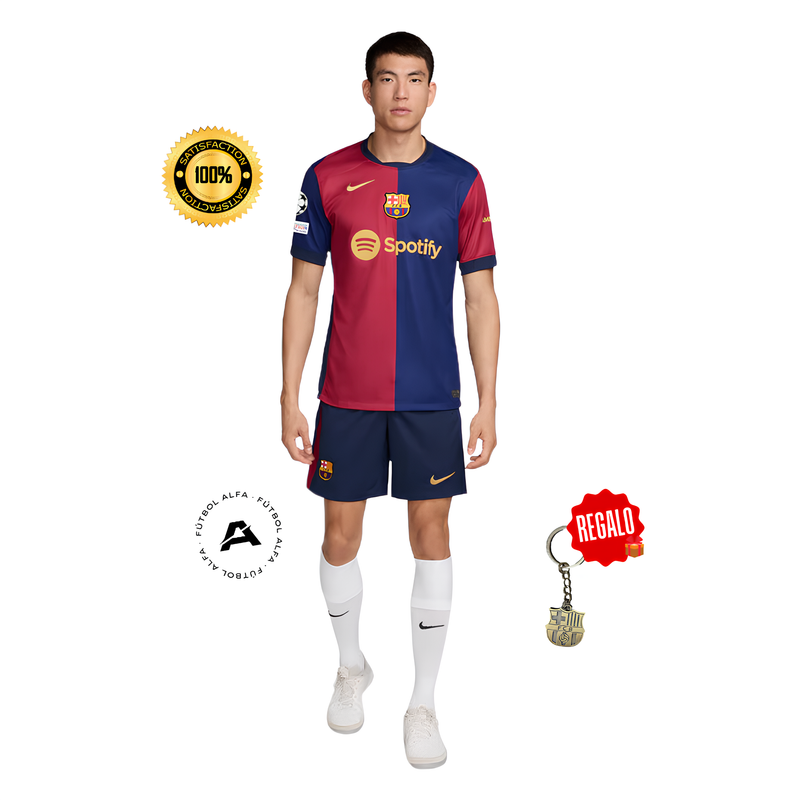 CAMISETA BARCELONA I 24/25 HOMBRE CON PARCHE CHAMPIONS LEAGUE