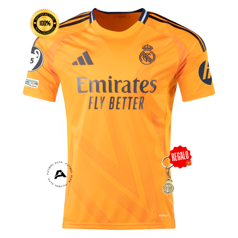 CAMISETA REAL MADRID II 24/25 HOMBRE CON PARCHES CHAMPIONS LEAGUE