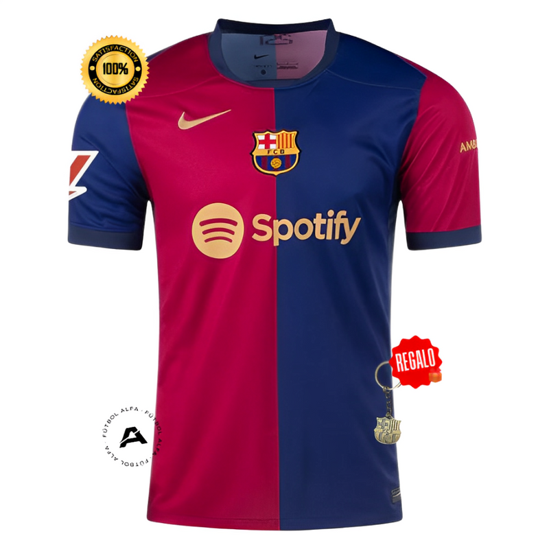 CAMISETA BARCELONA I 24/25 HOMBRE - CON PARCHE LALIGA